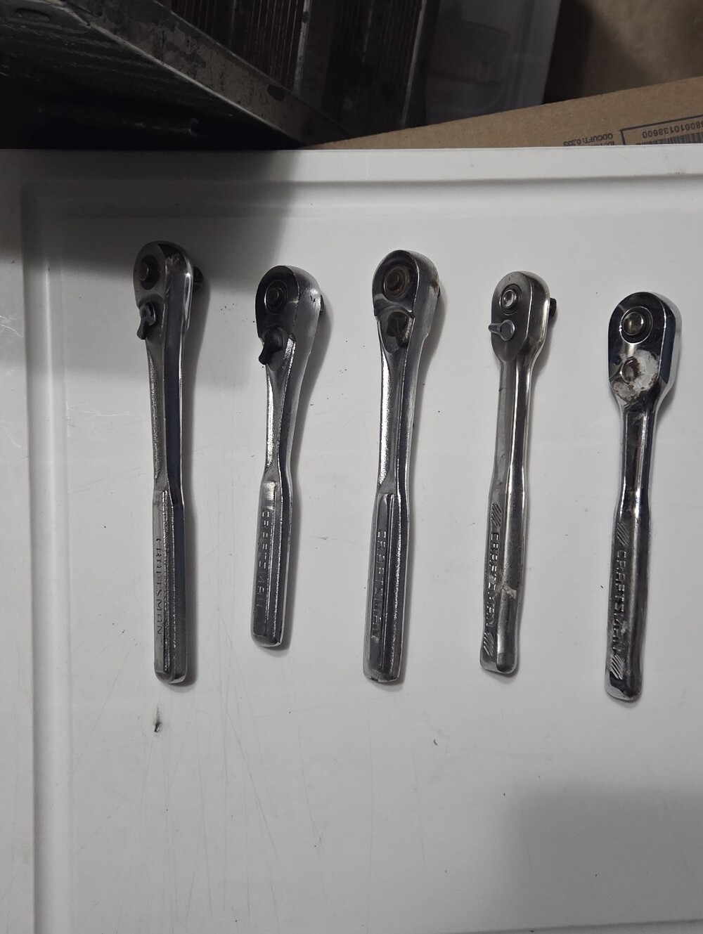 Vintage Craftsman Ratchet Lot Of 5